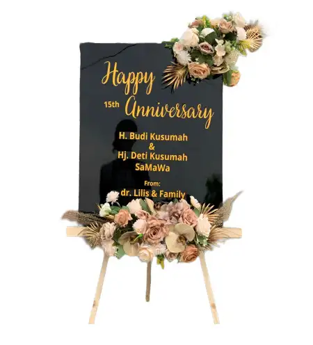 Papan Bunga Akrilik Venue Wedding Ciawi