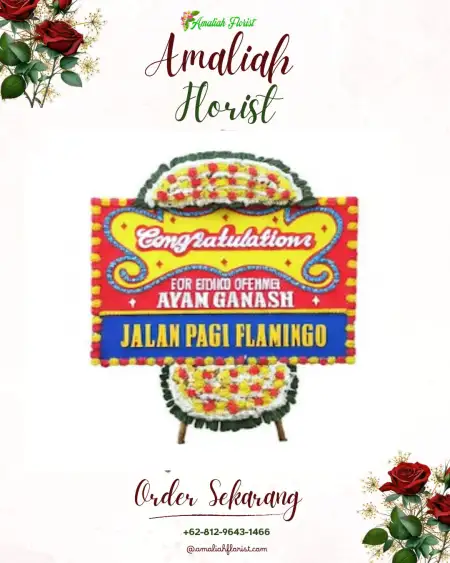 Sewa Papan Bunga Venue Wedding Ciawi